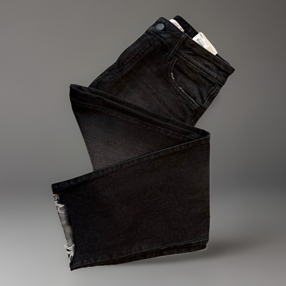 SO Denim - NWT High Rise Straight Black Wash Denim‎ Jeans Womens Size 7
